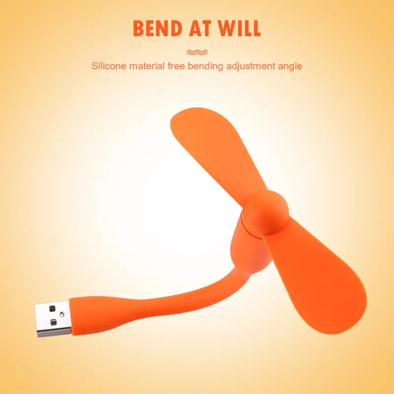 Mini Flexible USB Handheld Cooling Fan for Devices